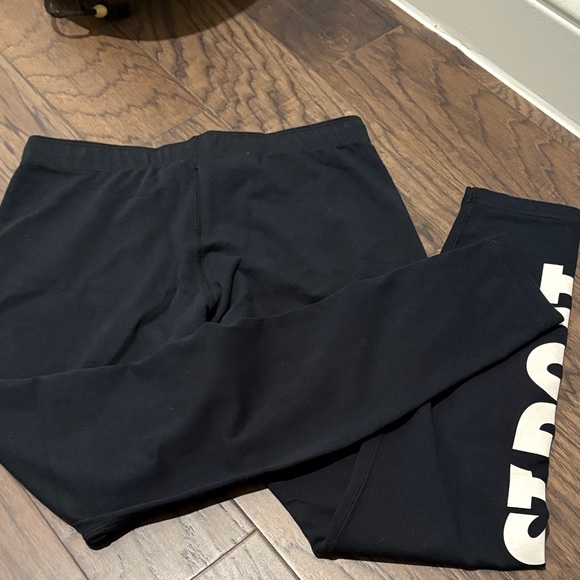 Nike womens Black 'Just Do It' Leggings - Picture 3 of 3